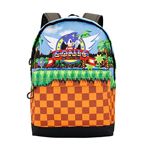 Sonic The Hedgehog - Sega, Sonic Play, Mochila Hs Fan, Marrón