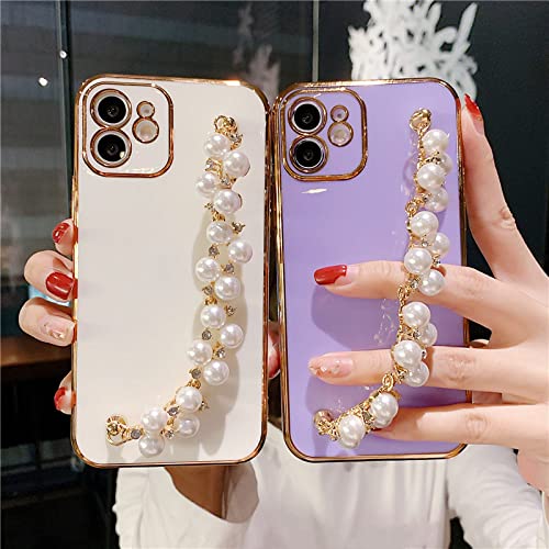Estuche rosa iPhone 12 Mini con perlas el regalo ideal de moda 2