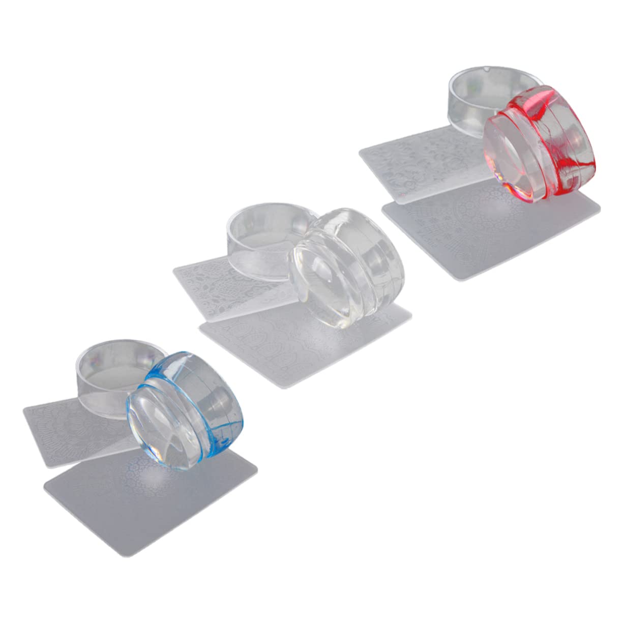 Housoutil 9sets Stamper Per Nail Art Per Unghie Design Per Festival e Speciali Per Manicure e Decorazioni Unghiali