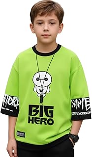 DIAZ Kids Half Sleeve T-Shirt for Boys &amp; Girls |100% Cotton Round Neck Half Sleeve T-Shirt |Soft Comfortable Half Sleeves ...