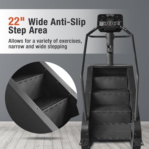 Image of Stair Stepper, Commercial Grade Stepper Machine, Stepmill for Exercise at Home, Stair Climber for Cardio and Lower Body Workouts,15 Speed Levels, 660LBS Capacity, 15-165 Steps /Minute