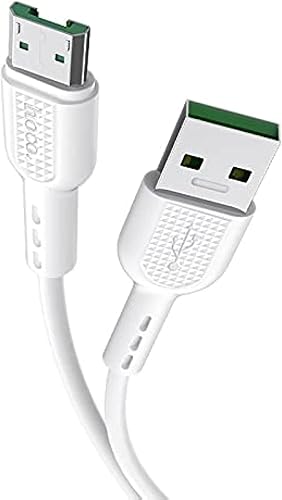 hoco. X33 Micro 4A Surge Flash Charging Data Cable, White