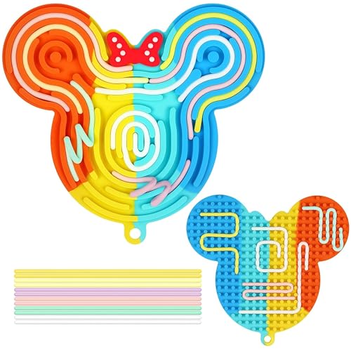 PWCTNT Sensorik Spielzeug,Fidget Toys,Doppelseitiges Regenbogen Cloud...