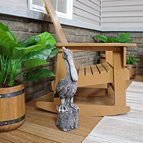 Sunnydaze 22-Inch Pelican's Perch Outdoor Garden Statue - Outside Nautical Yard Decor - Polystone Ocean And Beach Bird Animal Backyard And Lawn Ornament #TOP1