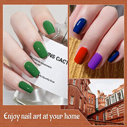 Jodsone 55 Colors Gel Polish 70 Pcs Gel Polish Kit 15 Bottles Of Base Top Coat Long Lasting Uv Soak Off Combination Gel Nail Polish Kit #TOP7