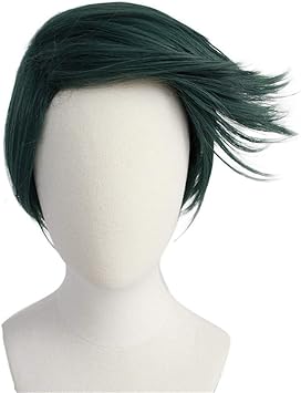Amazon Co Jp ウィッグコスウィッグファッションショートヘア カラー グリーン 服 ファッション小物