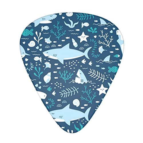Ensemble de 12 médiators de guitare Blue Fish mignons pour guitare acoustique, guitare électrique, contrebasse, ukulélé - Les Beatles, Paul McCartney, John Lennon, RIngo Starr, George Harrison Ensemble de 12 médiators de guitare Blue Fish mignons pour guitare acoustique, guitare électrique, contrebasse, ukulélé