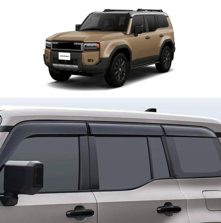 ランクル 250 レクサス GX550  ドアバイザー 説明書付 ランクル 250 レクサス GX550 ドアバイザー 説明書付