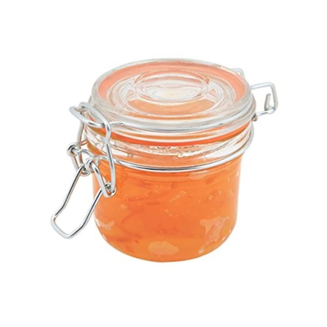 Genware NEV-TJ-L Glass Terrine Jar, 200 mL, 8.2 cm x 8.1 cm