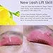 Korean Lash Lift Shields Asian Flat Shields 1mm Thin Lash Lift Pad For NO.1 Perm Soften EyeLash Laminaiton Shield For Salon Usage Flatter Rods For Perming Lashes Thoroughly (Pink)