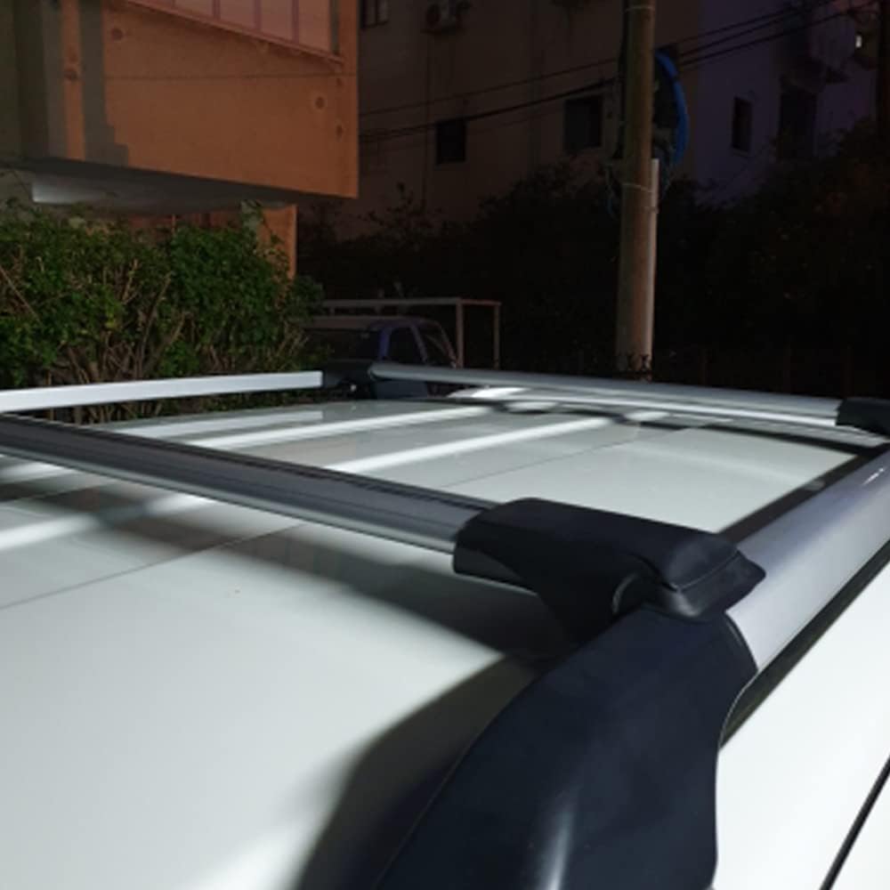 Aluminiowy bagażnik dachowy do Suzuki Jimny 2006-2018, ochrona przed kradzieżą, trwały, w podróży, do transportu bagażu, szyn, akcesoria samochodowe