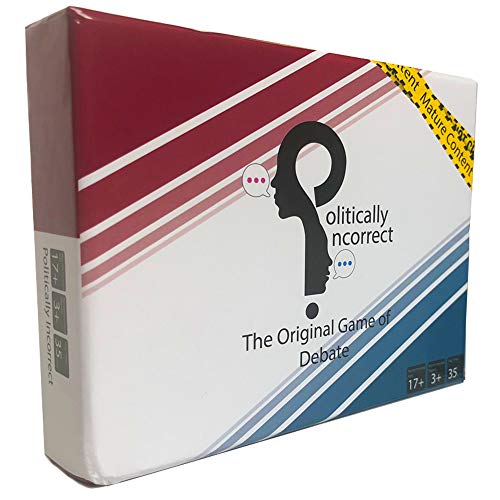 Politically Incorrect: The Original Game of Debate ◆ A Card Game That Will take Any Party to The Next Level ◆ Great for deep Conversation with Friends and Family