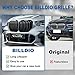 BILLDIO Front Grille Grill Single slats Compatible with 2019 2020 2021 2022 2023 X5 G05(Glossy Black Kidney Grill)