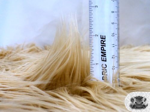Faux/Fake Fur Mongolian Camel Fabric by The Yard