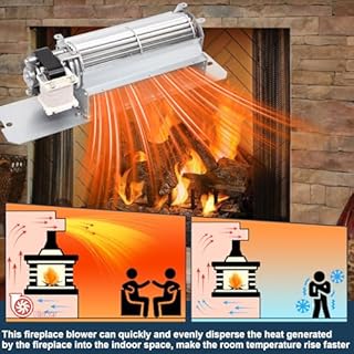 Aibabcue Replacement For Napoleon & Continental Fireplaces Blower Fan Kit, GZ550-1KT GZ550 GZ552 Fireplace Blower Fans For BC36 BC36DFN BC36DFNE GD36NTR BGD33NR, Rotom HB-RB58