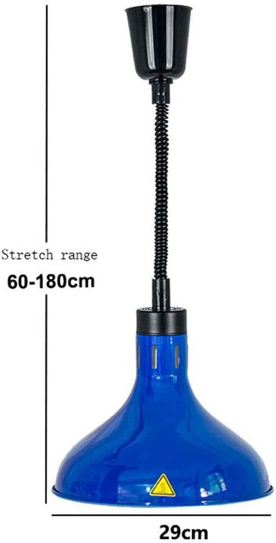 Lampada per scaldavivande, Retrattile Lampada di Calore Alimentare Buffet Forniture Attrezzatura da Ristorante, 3 Pezzi, 220V 250W Blu