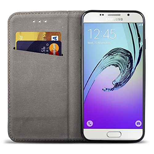 Moozy Cover per Samsung J3 2016, Nero - Custodia a...