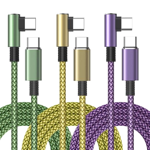 USB C Kabel, USB C auf USB C Kabel [2M/3Pack] USB Typ C Kabel Usbc to Usbc Handy Ladekabel USB C Schnellladekabel für Samsung Galaxy S23 S22 S24 S25, USB C Ladekabel für iPhone 17 15 16 Pro Max/Plus