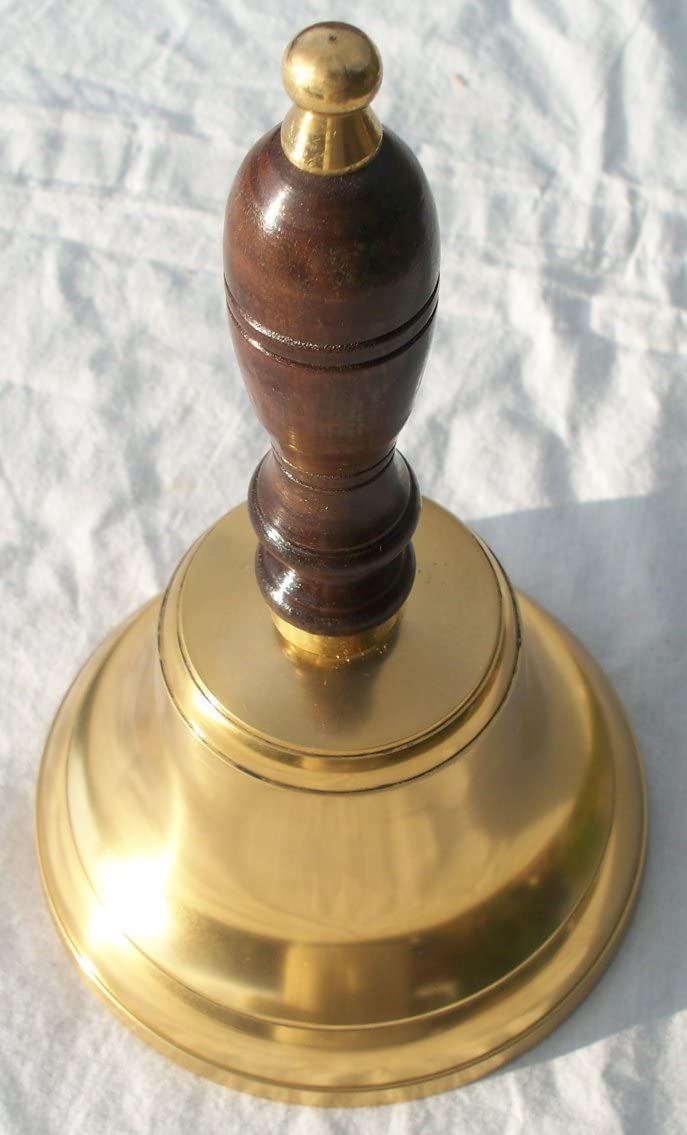 Retro Collections Classic Large Traditional School Hand Bell