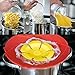 Boil Over Spill Stopper Lid Cover Kitchen Tool, PureGenius Spill Stopper Lid Cover, Pots Pans Lid Boil Over Preventer, 10.2 inch