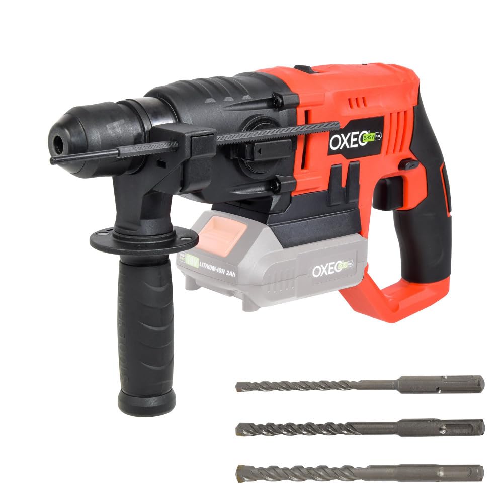 Marteau perforateur sans fil 18V Easy Full 1.2 joules - livré sans batterie - 2 vitesses - poignée anti-vibration - 3 mèches
