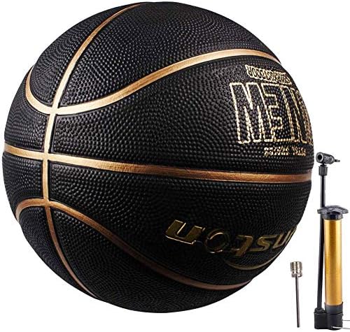 Senston Basketball Size 7 with Pump,Basket Ball Game Training Basketball Indoor/Outdoor Street Basketball