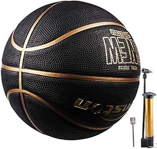 Senston Basketball Size 7 with Pump,Basket Ball Game Training Basketball Indoor/Outdoor Street Basketball