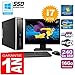 Produktbild HP PC compaq 8300 SFF Core I7-3770 RAM 16 Gb Scheibe 240 Gb SSD Wifi W7 Bildschirm 27"