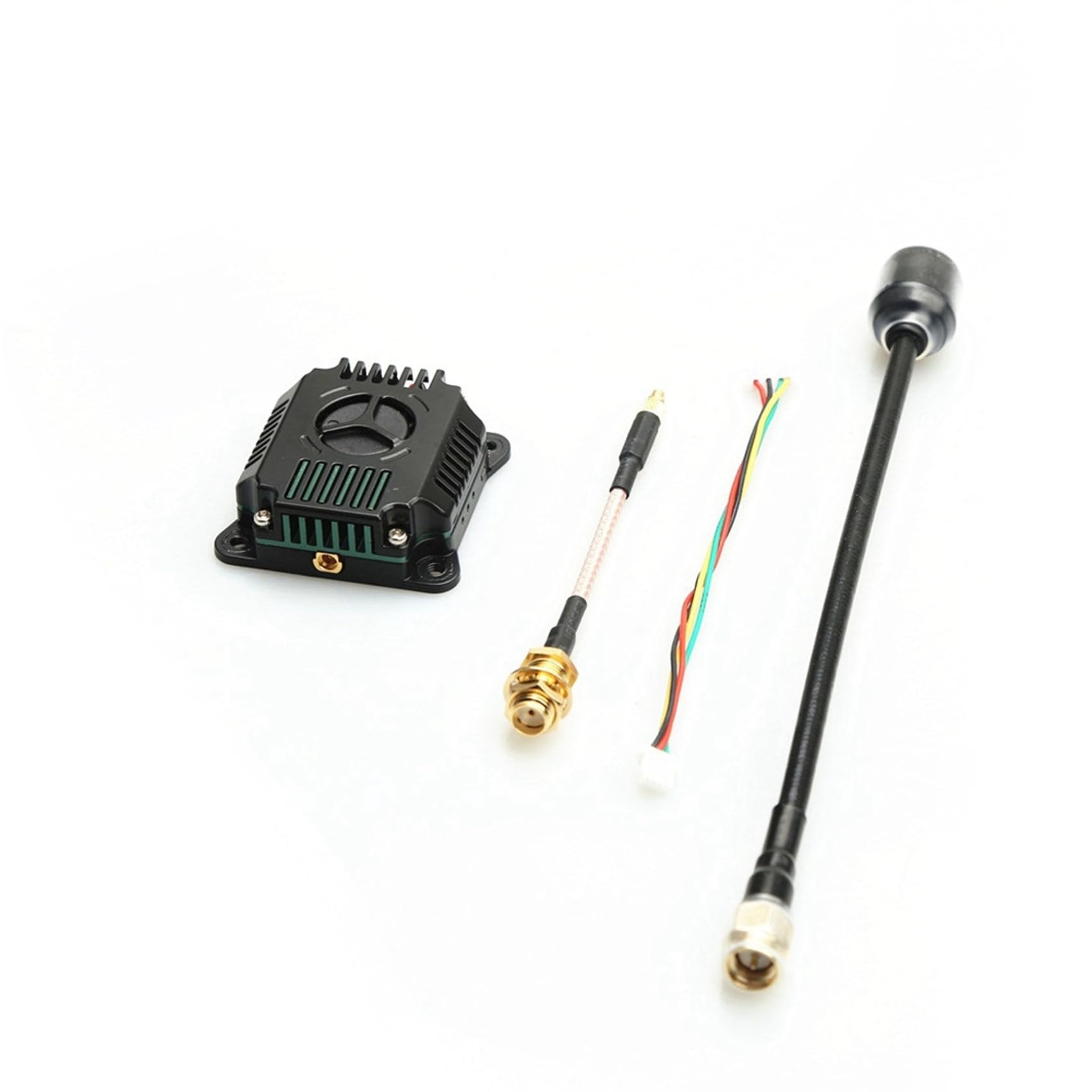 6X Trasmettitore Video Commutabile VTX 4.9/5.8G/6GHz 72CH 3W con Antenna Protocollo TBS per Drone da FPV A Lungo Raggio