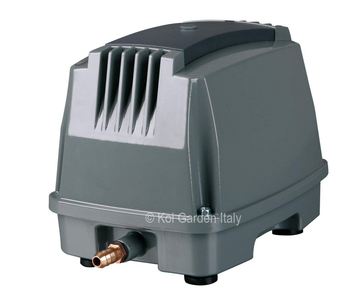 Hailea Bomba de aire oxigenador para acuario y estanque HAP120, hasta 7200 l/h, bomba de membranas