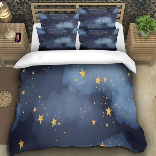 Housse de Couette 3D de qualité supérieure en microfibre résistante King size - 5