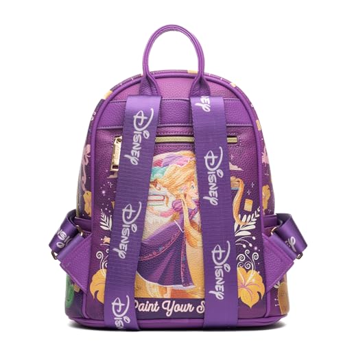 Image of Wondapop Disney Tangled Rapunzel 11 inch Vegan Leather Fashion Mini Backpack
