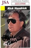 Rick Hendrick signed NASCAR 1993 Finish Line Racing On Card Auto #97- JSA #HH18988 - Autographed NASCAR Cards