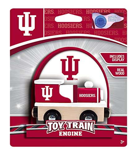 Image of MasterPieces Wood Train Engine - NCAA Indiana Hoosiers - Officially Licensed Toddler & Kids Toy