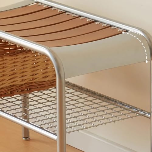 Tabouret de douche intérieur et banc de porche métallique polyvalent