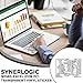 Synerlogic (2pcs) Word/Excel Windows Shortcut Sticker | Reference Guide Keyboard Shortcuts | Work from Home Essentials | Excel Shortcuts Cheat Sheet Laminated Vinyl (Clear/Small/2)