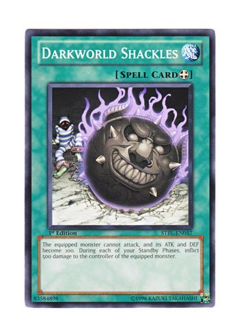 Amazon.co.jp: 遊戯王 英語版 STBL-EN057 Darkworld Shackles