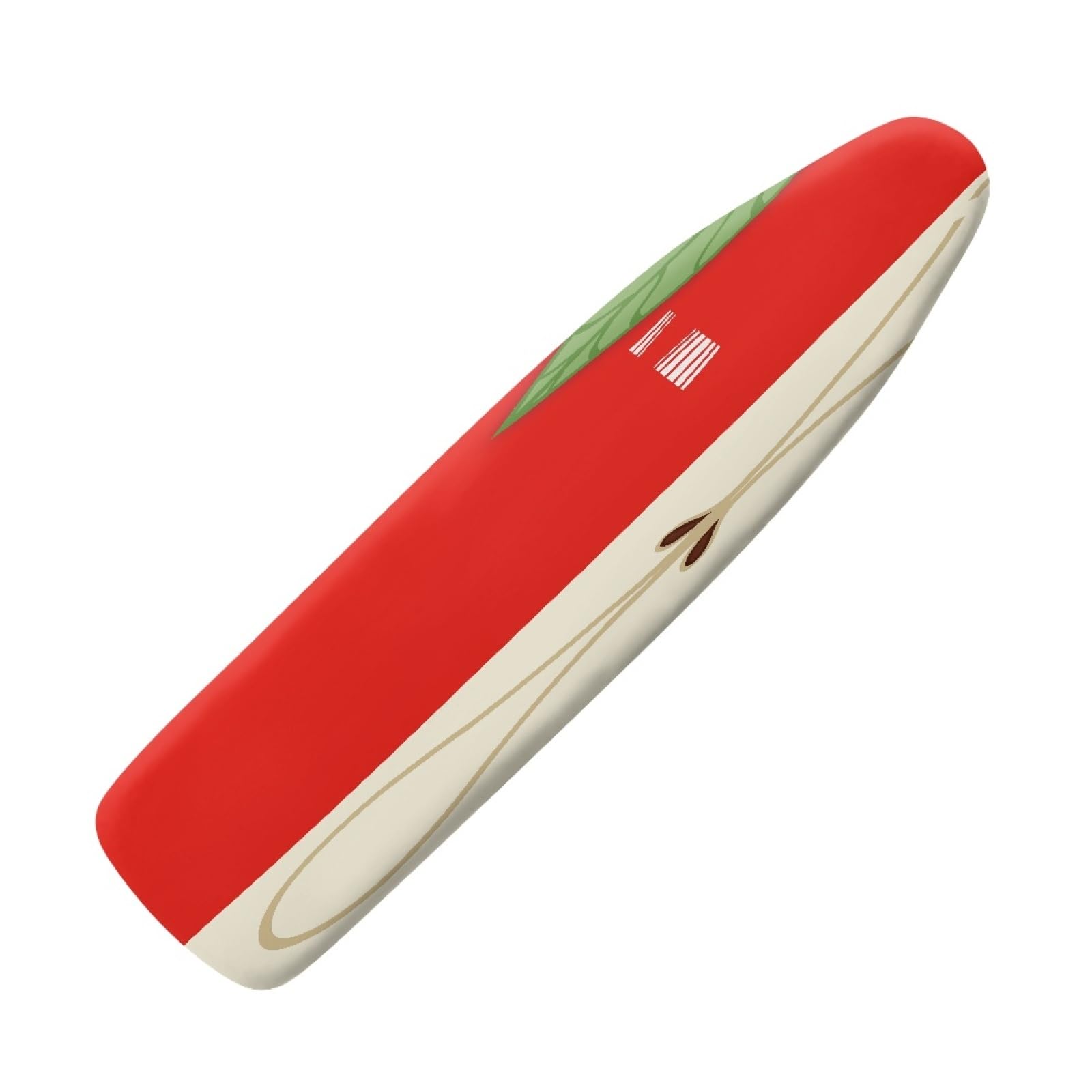 Ironing Board Covers 135 x 45 Red Green Bungee Elasticated with Padding, Resists Scorching and Easy Fit Mini & Portable Ironing Boards Cover