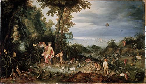Affiches et gravures l'allégorie de l'eau Jan Brueghel grand poster impression sur toile