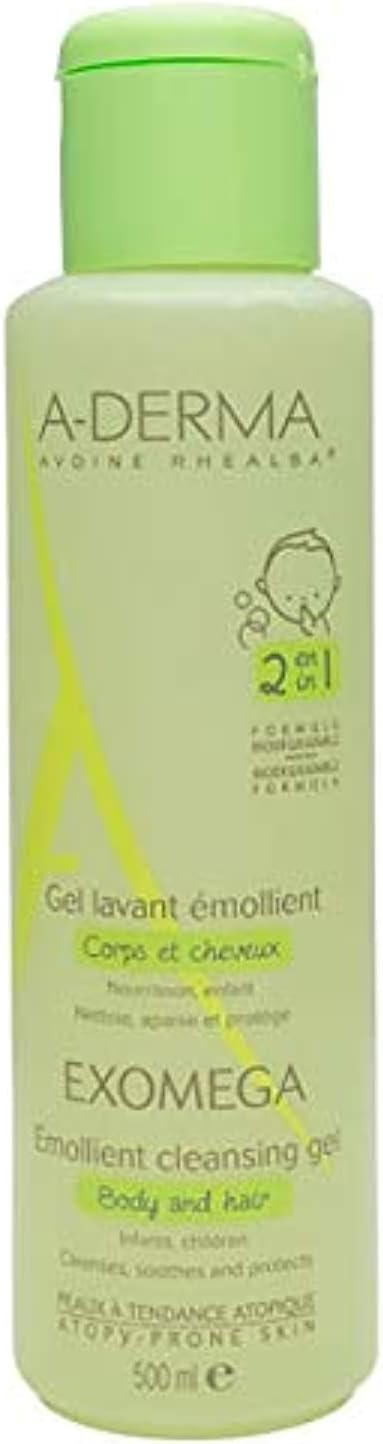 Aderma Exomega Emollient Cleansing Gel 500ml