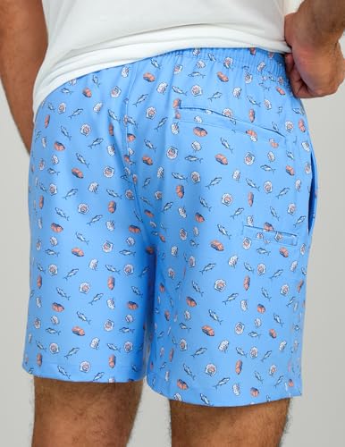 HUK Men's Pursuit Volley Pattern, Quick-Dry Swim Shorts3