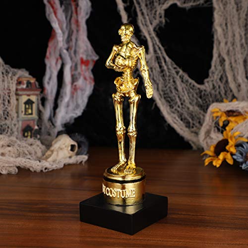 Fantasia de Halloween Nuobesty, troféu de abóbora dourada, troféus de prêmio para festas de Hallowee