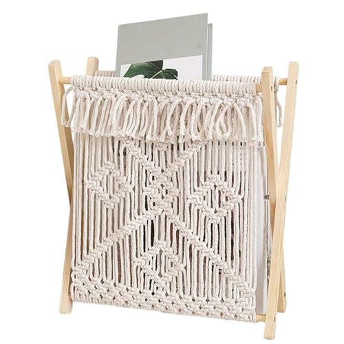 Cesta de almacenamiento de pie multifuncional para organizar libros y revistas con estilo 2
