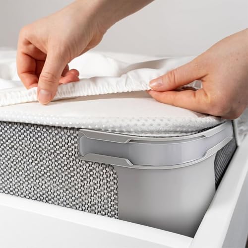 Tendeurs de drap d'angle gris pour éliminer les plis de matelas lit king size