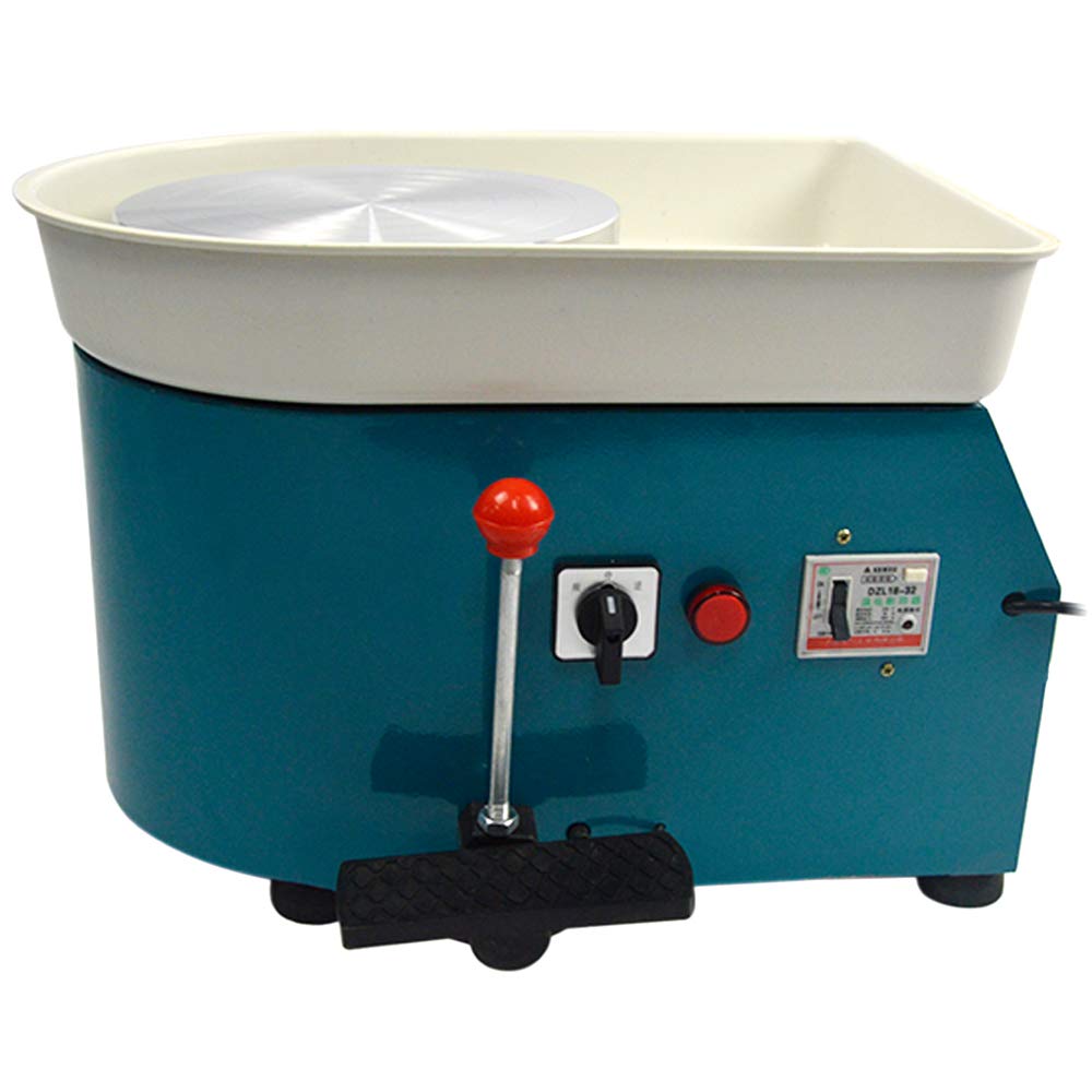 FLBETYY Pottery Wheel Forming Machine 25CM Electric Pottery Wheel DIY Machine for Ceramic Work Clay 