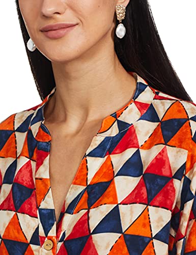 Image of Women's A-Line Kurta (ALC2099-XL Multi-Coloured X-Large)