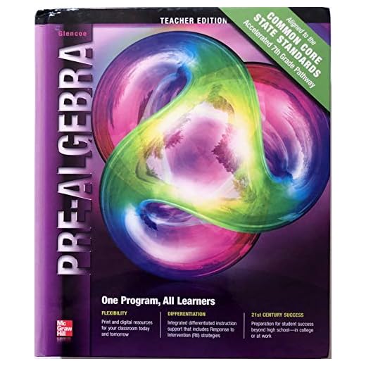 Glencoe Pre-Algebra, Common Core State Standards: Accelerated 7th Grade Pathway: Teacher Edition ISBN 0078957745 9780078957741 2012