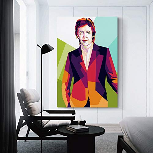 ASDYO Paul McCartney Poster sur toile Motif groupe de rock des Beatles 30 x 45 cm - Les Beatles, Paul McCartney, John Lennon, RIngo Starr, George Harrison ASDYO Paul McCartney Poster sur toile Motif groupe de rock des Beatles 30 x 45 cm – Image 4