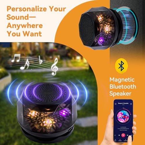 Covered Outdoor Patio Gazebo 10'x12' with LED Lights & Bluetooth Speaker, Heavy Duty Outdoor Canopy Shelter with Metal Frame, Double Roofs, Soft Top Gazebo with Netting and Curtains for Backyard, Gray - Image 4