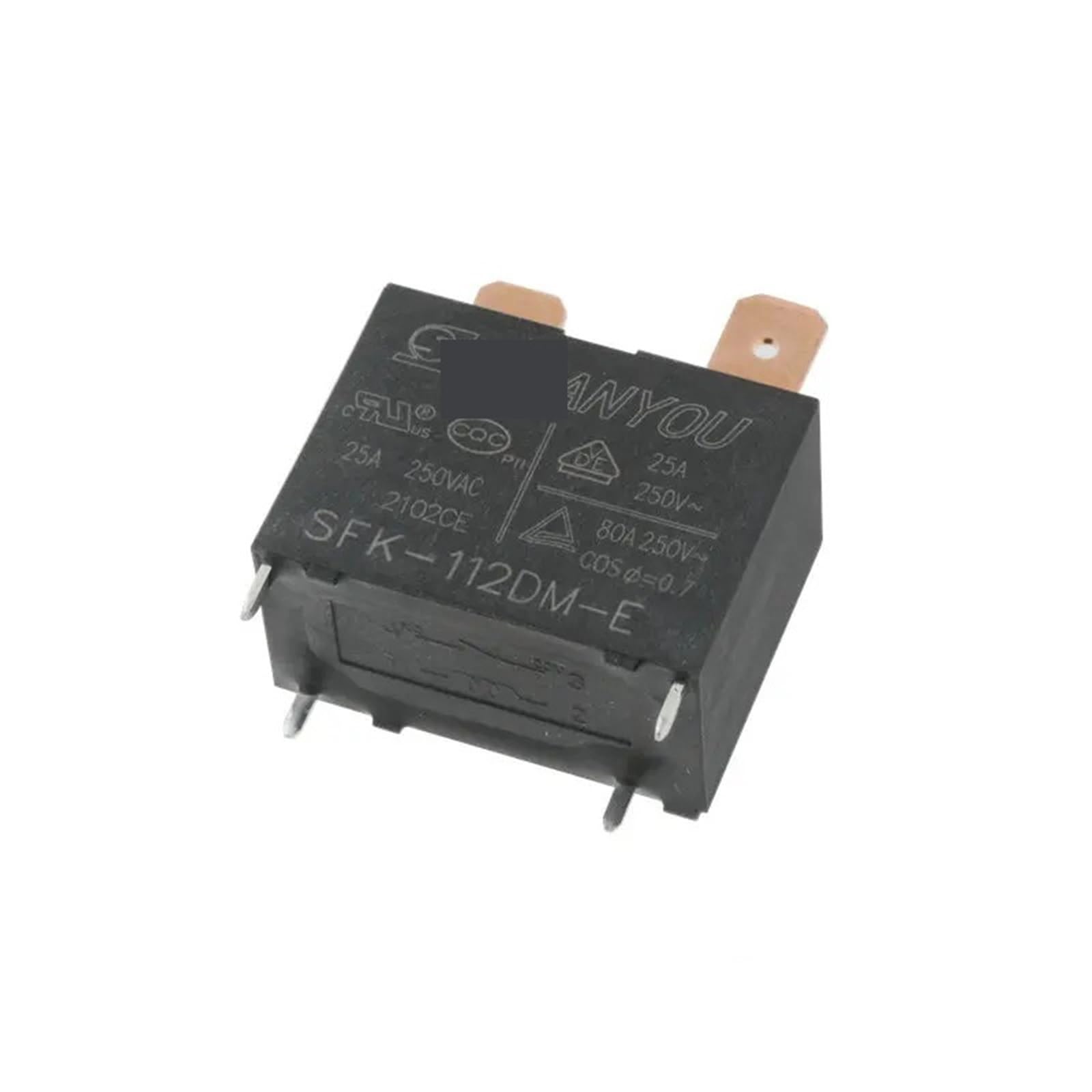 Relais de climatisation SFK-112DM-E 12V 25A 250VAC | Lot de 5 pièces